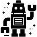 Roboter Android Bionischer Mann Symbol