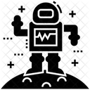 Roboter Android Bionischer Mann Symbol