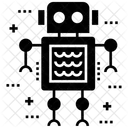 Roboter Android Bionischer Mann Symbol