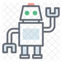 Roboter Android Bionischer Mann Symbol