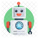 Roboter Android Bionischer Mann Icon