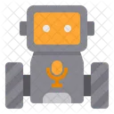 Roboter Robotertechnik KI Symbol