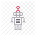 Robotik Auto Maschine Symbol