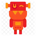 Roboter Hund Cyborg Icon