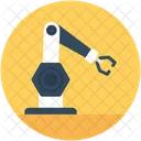 Roboter Arm Industrie Symbol