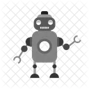 Roboter Spiel Charakter Icon