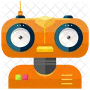 Freundlich Roboter Wissenschaft Icon