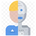 Roboter Mensch Android Icon