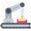 Roboter Produktion Fabrik Icon