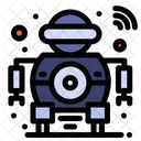 Roboter Zukunft Scannen Symbol