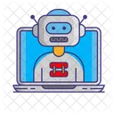 Roboter Technologie Maschine Symbol