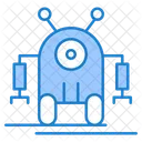 Mensch Roboter Roboter Symbol