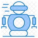 Mensch Technologie Roboter Symbol