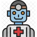 Roboter Arzt Medizin Symbol