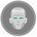 Kopf Roboter Gesicht Icon