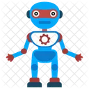 Roboter Bionische Person Mechanische Person Icon