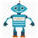 Roboter Bionische Person Mechanische Person Icon