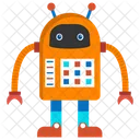 Roboter Bionische Person Mechanische Person Icon