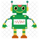 Roboter Bionische Person Mechanische Person Symbol