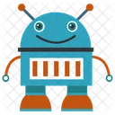 Roboter Bionische Person Mechanische Person Icon