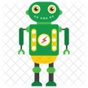 Roboter Bionische Person Mechanische Person Symbol