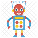 Roboter Bionische Person Mechanische Person Icon