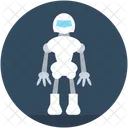 Roboter Monster Charakter Icon