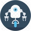 Roboter Maschine Charakter Icon