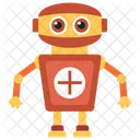 Roboter Bionische Person Mechanische Person Icon