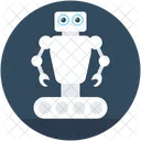 Roboter Maschine Charakter Icon