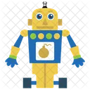 Roboter Bionische Person Mechanische Person Icon