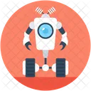 Roboter Maschine Charakter Icon