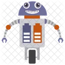 Roboter Bionische Person Mechanische Person Icon