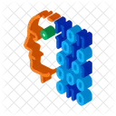 Roboter-Binärcode  Symbol