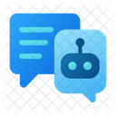 Roboter-Chat  Symbol
