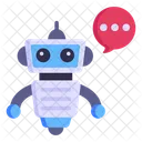 Roboter-Chat  Symbol