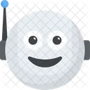 Roboter Gesicht Emoji Symbol