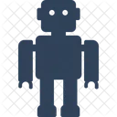 Fortschrittliche Technologie Bionischer Roboter Mechanischer Mensch Symbol