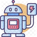 Roboter Ladt Laderoboter Bot Symbol