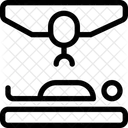 Roboter-Medizin-Technologie  Symbol