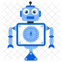 Robotermessgerat Bionischer Mensch Humanoid Symbol