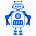 Robotertest Maschinenintelligenz Intelligenter Roboter Symbol