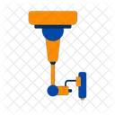 Roboterarm Bohren Roboter Symbol