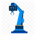 Roboterarm KI Greifer Symbol