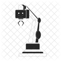 Roboterarm  Symbol