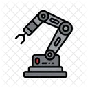 Roboterarm Automatisierung Maschinen Symbol
