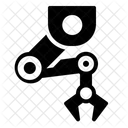 Roboterarm Automatisierung Maschine Symbol