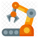 Roboterarm Automatisierung Maschine Symbol