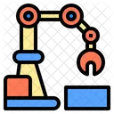 Roboterarm Symbol