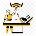 Roboterarzt Medizin Gesundheitswesen Symbol